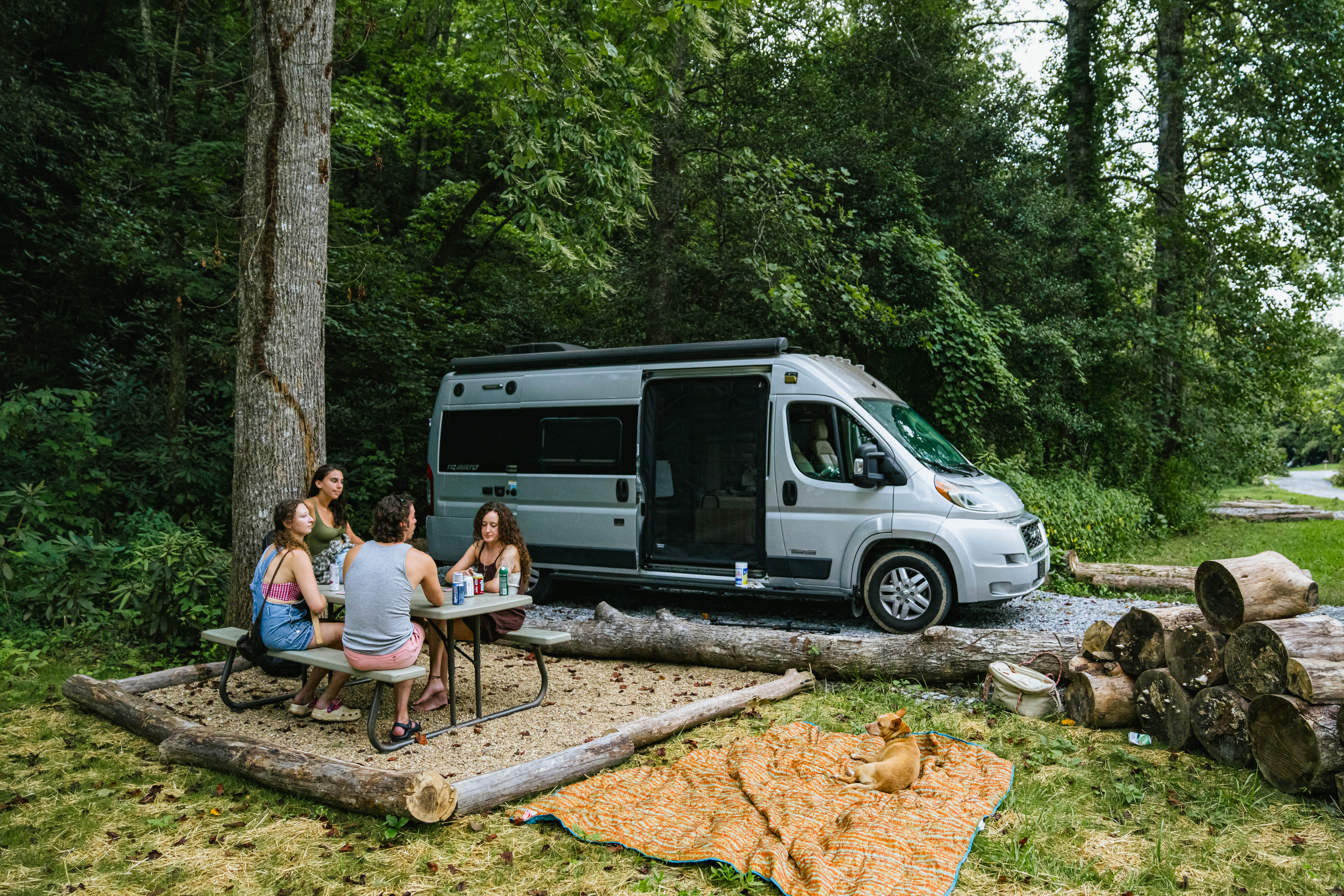 RV and van camping at Wunderland Resort